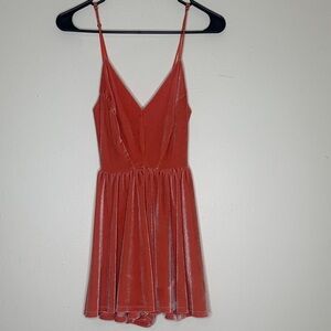 Silence + Noise Vibrant Velvet Dress